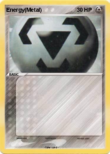 Pokemon Energy(Metal)