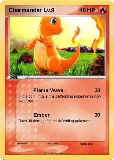 Pokemon Charmander Lv.9
