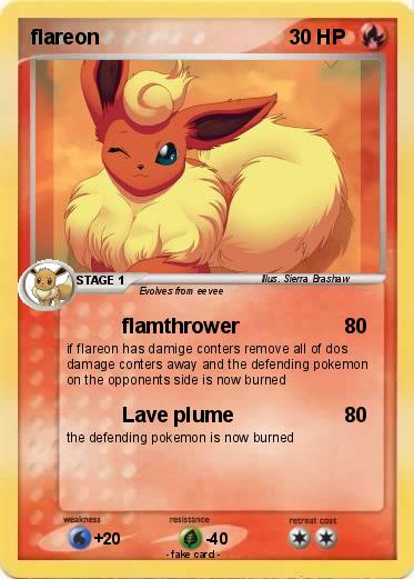 Pokemon flareon