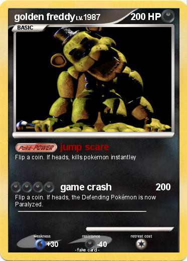Pokemon golden freddy