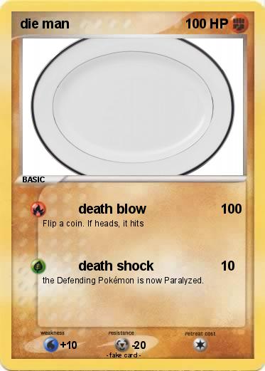 Pokemon die man