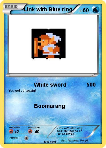 Pokemon Link with Blue ring