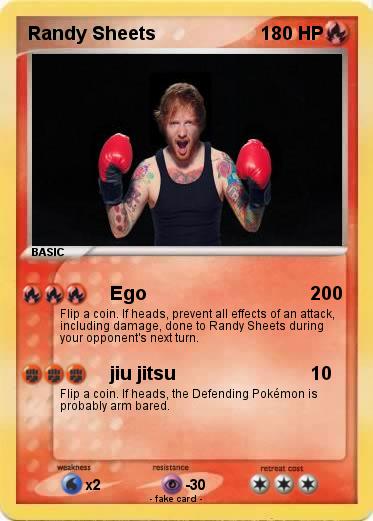 Pokemon Randy Sheets