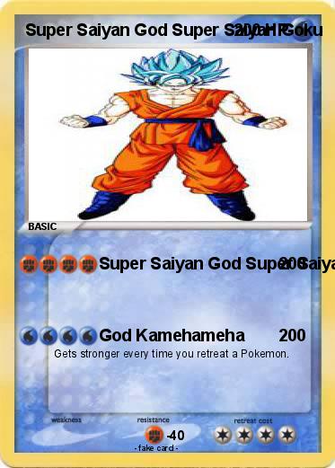 Pokemon Super Saiyan God Super Saiyan Goku