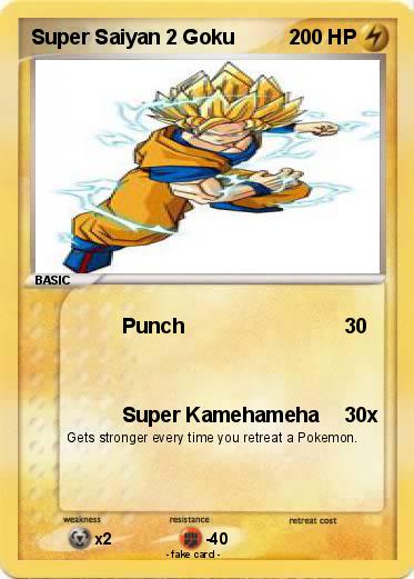 Pokemon Super Saiyan 2 Goku