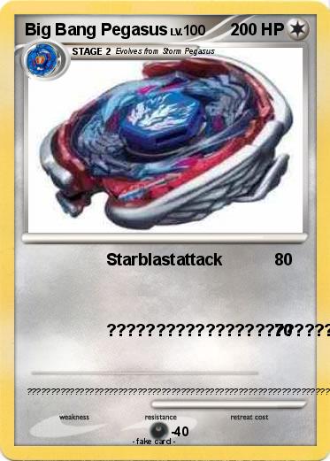 Pokemon Big Bang Pegasus