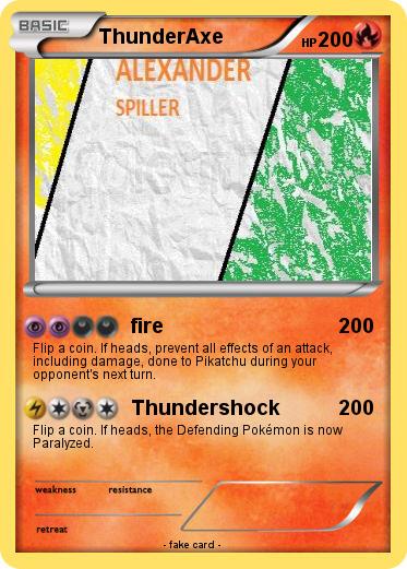 Pokemon ThunderAxe