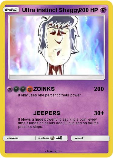 Pokemon Ultra instinct Shaggy