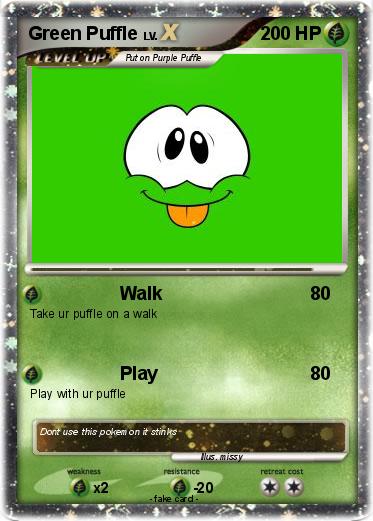 Pokemon Green Puffle
