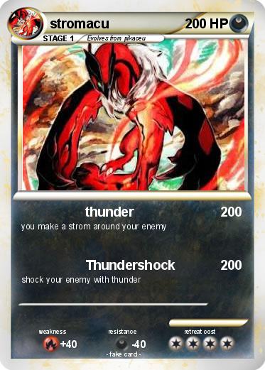 Pokemon stromacu