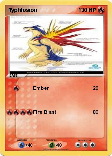 Pokemon Typhlosion
