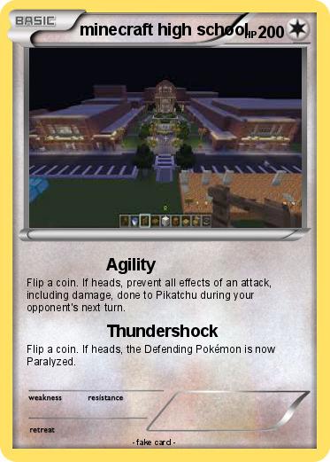 Pokemon minecraft high school