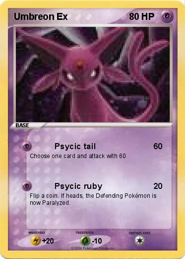 Pokemon Umbreon Ex
