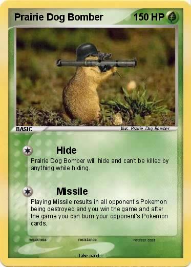 Pokemon Prairie Dog Bomber