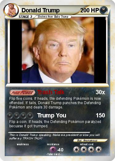 Pokemon Donald Trump