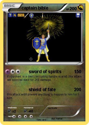 Pokemon captain bible