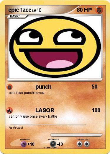 Pokemon epic face