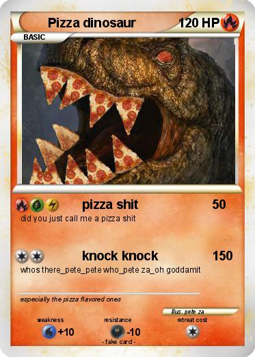 Pokemon Pizza dinosaur