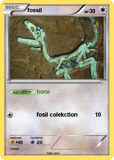 Pokemon fossil