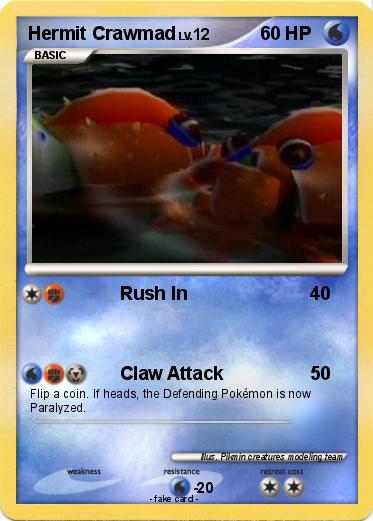 Pokemon Hermit Crawmad