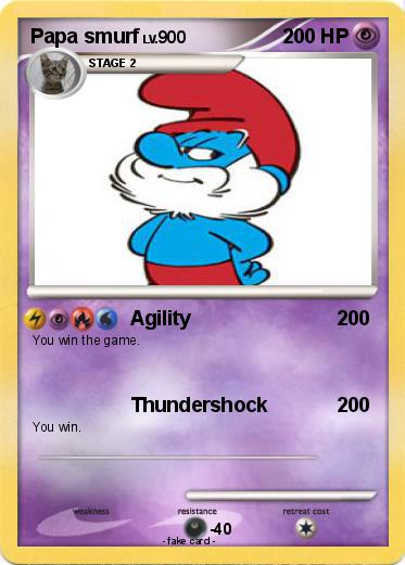 Pokemon Papa smurf