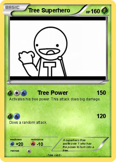 Pokemon Tree Superhero