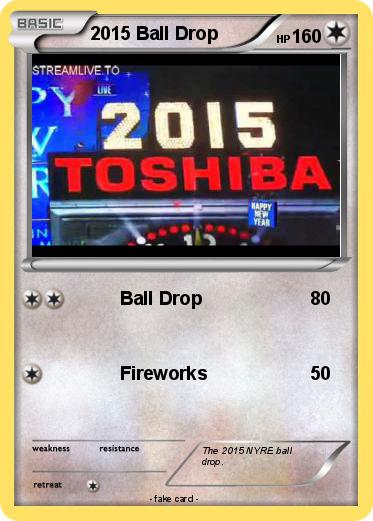 Pokemon 2015 Ball Drop