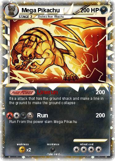 Pokemon Mega Pikachu
