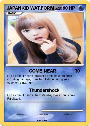 Pokemon JAPANKID WAT.FORM