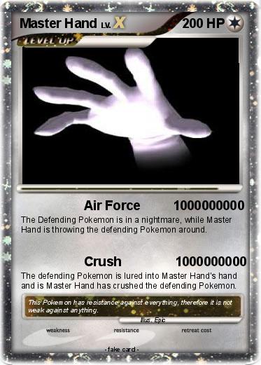 Pokemon Master Hand