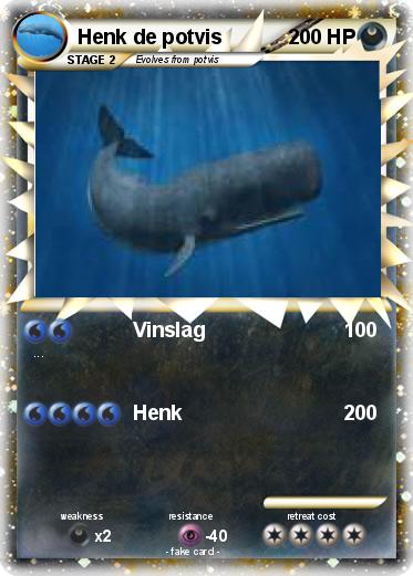 Pokemon Henk de potvis