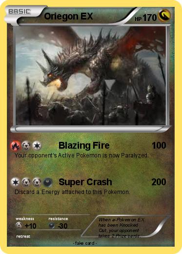 Pokemon Oriegon EX Pokemon Oriegon EX