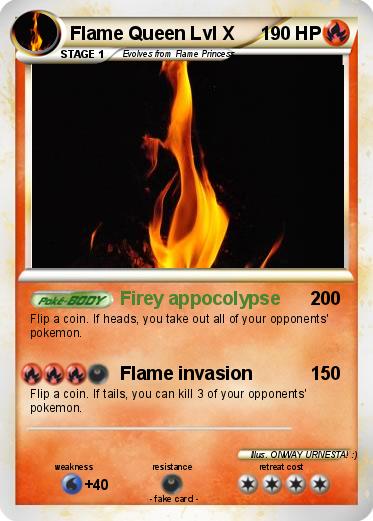 Pokemon Flame Queen Lvl X
