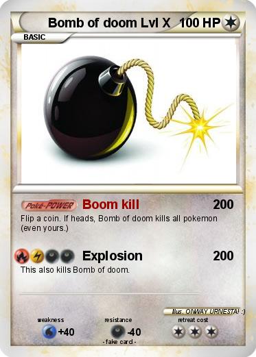 Pokemon Bomb of doom Lvl X