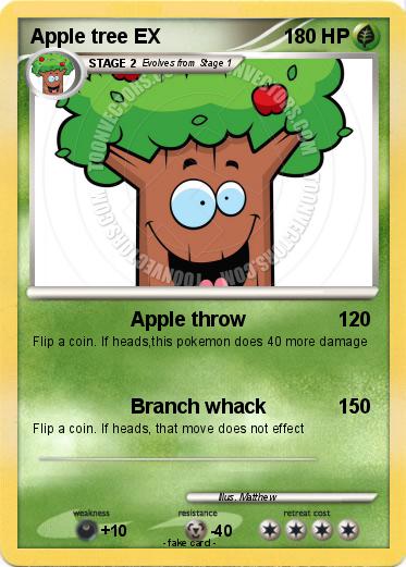 Pokemon Apple tree EX