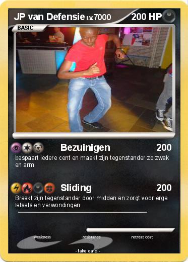 Pokemon JP van Defensie
