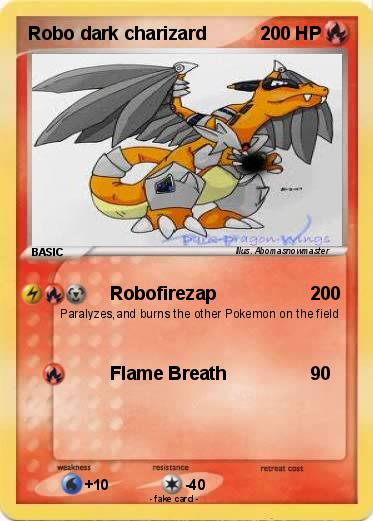 Pokemon Robo dark charizard