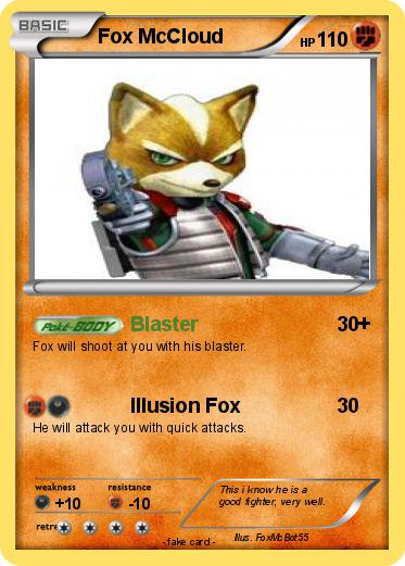 Pokemon Fox McCloud