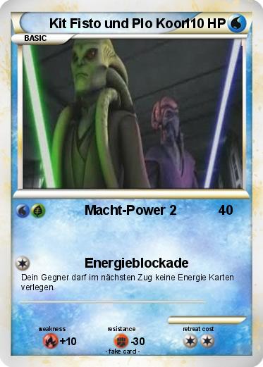 Pokemon Kit Fisto und Plo Koon