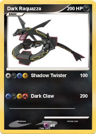 Pokemon Dark Raquazza