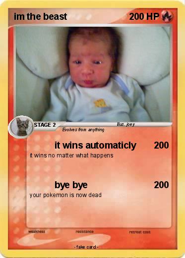Pokemon im the beast
