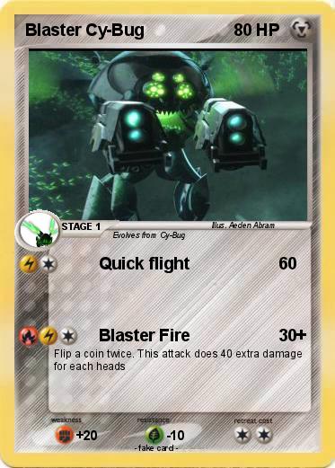 Pokemon Blaster Cy-Bug