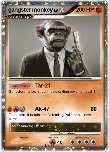 Pokemon gangster monkey