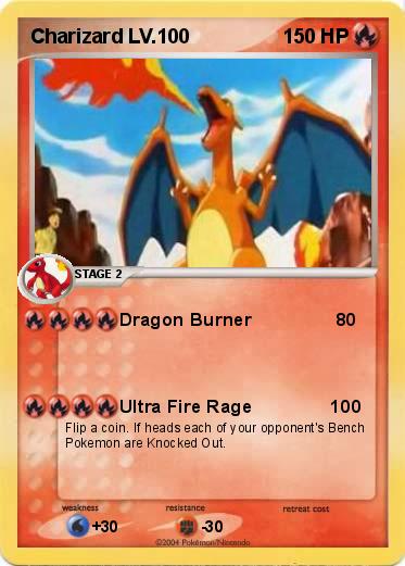 Pokemon Charizard LV.100
