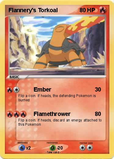 Pokemon Flannery's Torkoal