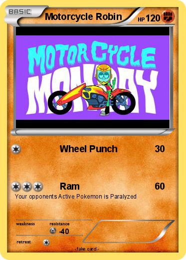 Pokemon Motorcycle Robin
