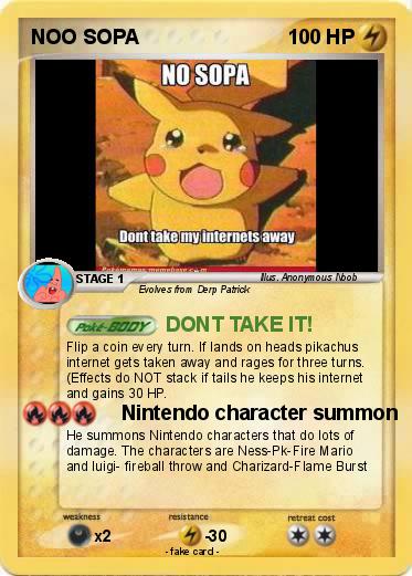 Pokemon NOO SOPA