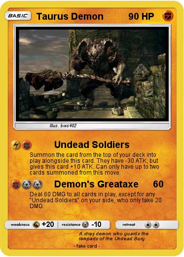 Pokemon Taurus Demon