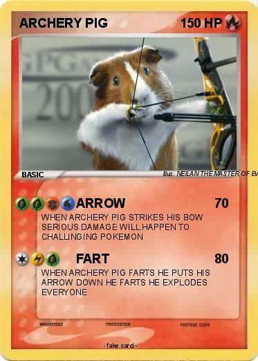 Pokemon ARCHERY PIG