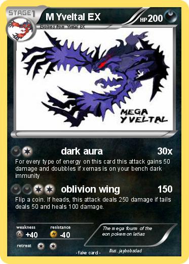 Pokemon M Yveltal EX
